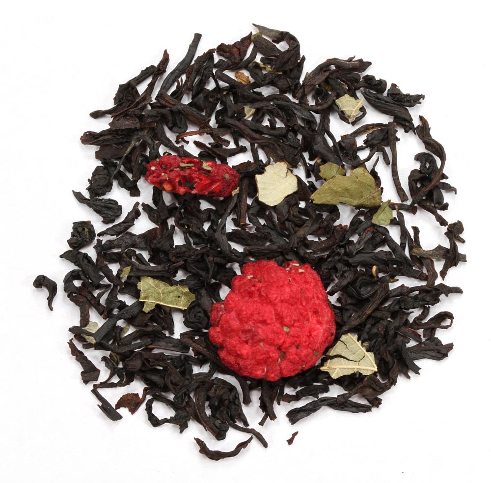 Raspberry - Flavored Black Tea | Leaves 'n Beans Roastery
